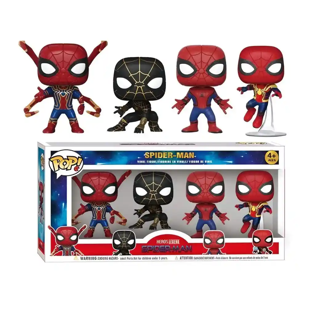 Funko Pop-figuras De Acción De Spiderman