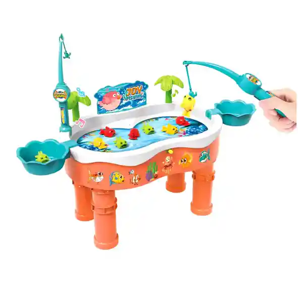 Mesa De Pesca Interactiva Ondas Magneticas Sonidos Y Luz