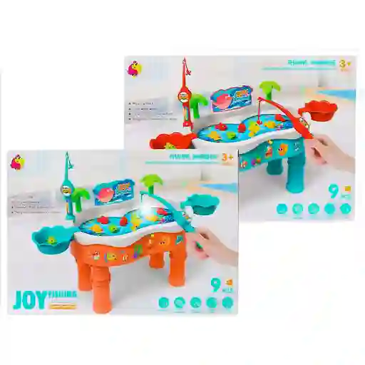 Mesa De Pesca Interactiva Ondas Magneticas Sonidos Y Luz