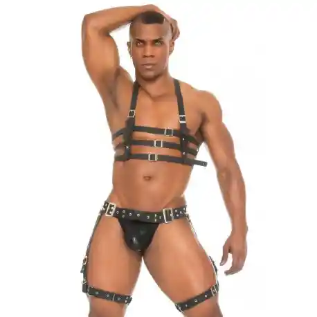 Arnés De Cuero Para Hombre