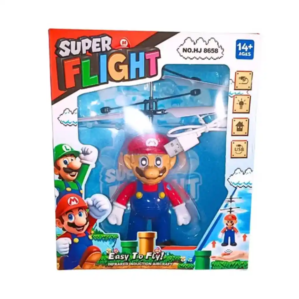 Dron De Mario Con Luces Para Niños