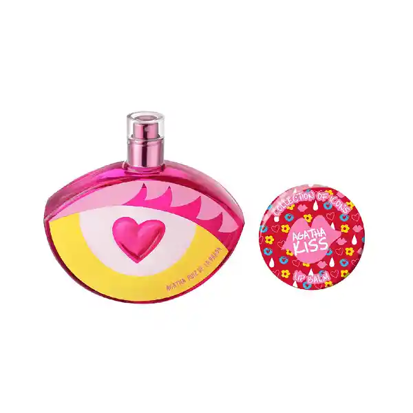 Set Para Mujer Agatha Ruiz De La Prada Look At Me Fragancia Edt 80ml + Lip Balm