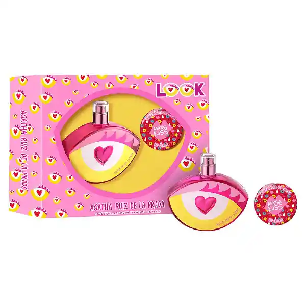 Set Para Mujer Agatha Ruiz De La Prada Look At Me Fragancia Edt 80ml + Lip Balm