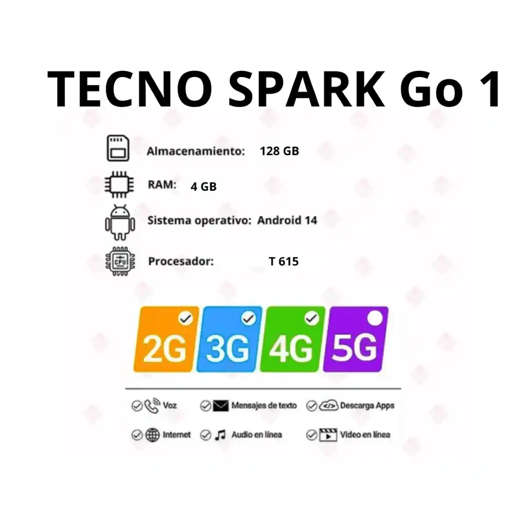 Smarphone Tecno Spark Go 1 128 Gb