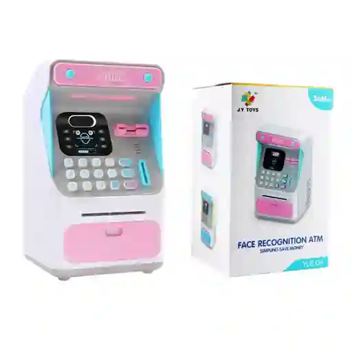 Alcancía Electronica Reconocimiento Facial Máquina De Cajero Automatico Banco De Ahorro Electrónico Juguete Para Niños