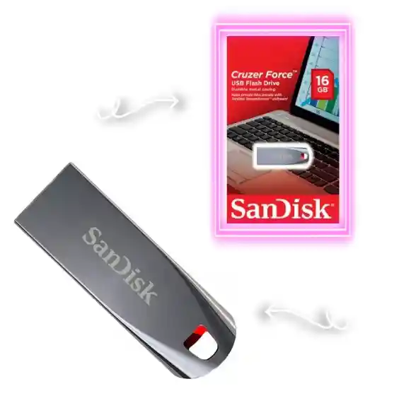 Memoria Usb Sandisk 4gb: Práctica, Confiable Y Sencilla De Usar