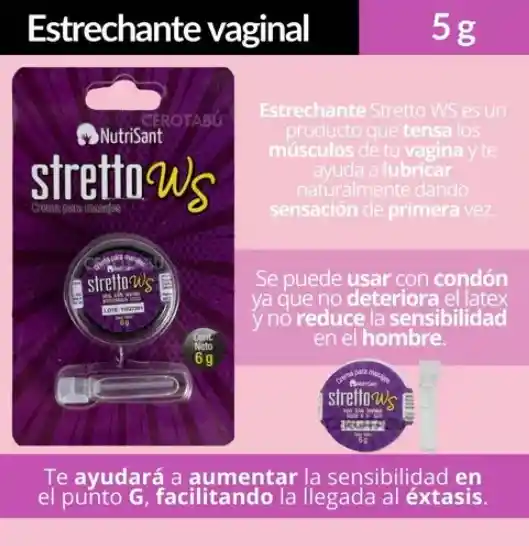 Lubricante Íntimo Estrechante Stretto