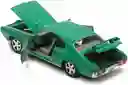 Carro Coleccionable Pontiac Gto Judge 1969 Verde Descapotable Modelo Coche Juguete Fiesta Regalos, Colección