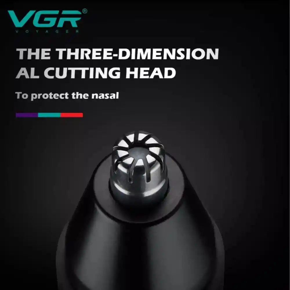 Depilador Nasal Vgr Original 2 En 1 Nariz Patilla V-613