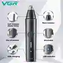 Depilador Nasal Vgr Original 2 En 1 Nariz Patilla V-613