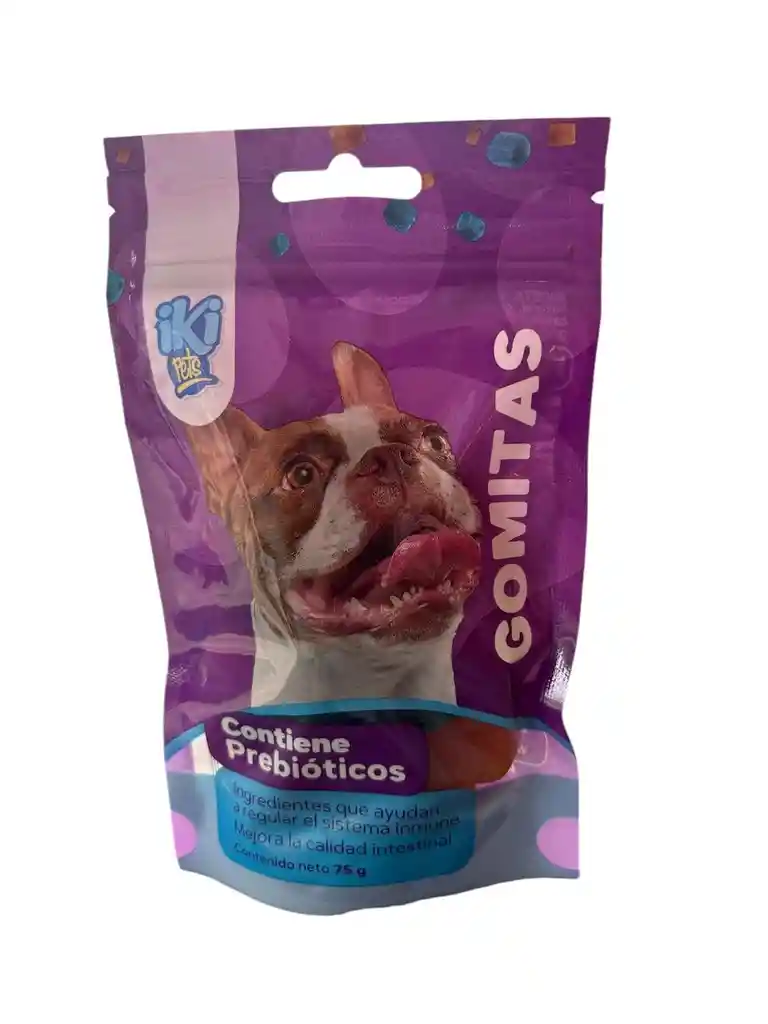 Snack Gomitas Para Mascotas Iki Pets 75 Gr