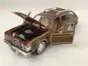 Carro Coleccionable Chrysler Lebaron Town Country Wagon 1979 Marrón Modelo Coche Juguete Fiesta Regalos, Colección