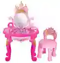 Tocador Infantil Juguete Con Banquito 81.5 Cm De Altura