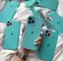 Case Silicon Color Verde Agua Para Iphone 15 Pro Max