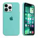 Case Silicon Color Verde Agua Para Iphone 15 Pro Max