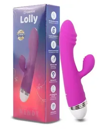 Vibrador Doble Wendy 10 Modos En Silicona