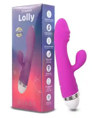 Vibrador Doble Wendy 10 Modos En Silicona