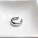 Earcuff Liso Plateado