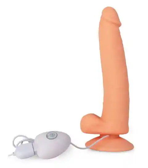 Dildo Vibrador Realista Samael Recargable 20 Vibraciones 23 Cm Largo