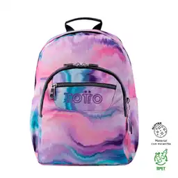 Morral Para Mujer Juvenil Porta Pc 13" Gommas Glitter Rosado