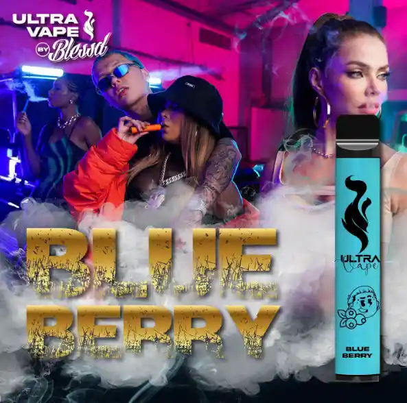 Ultra Vape By Blessd - Blue Berry - 2.000 Puffs 5% De Nicotina