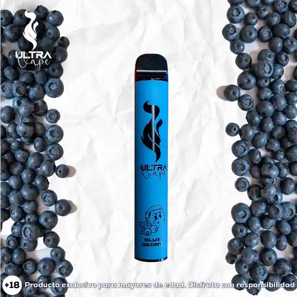 Ultra Vape By Blessd - Blue Berry - 2.000 Puffs 5% De Nicotina