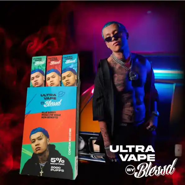 Tripleta Ultra Vape By Blessd - Ron Bendito + Blue Berry + Moscow Mule