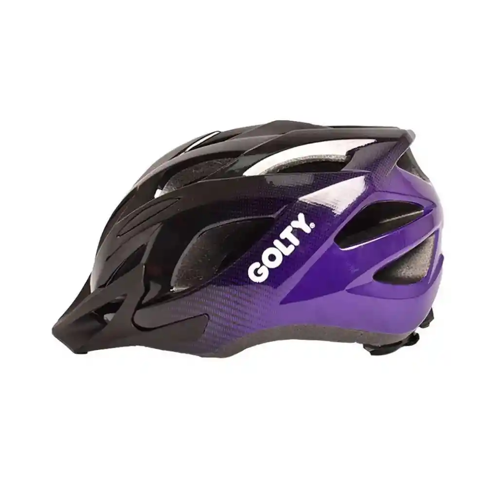 Casco Deportivo Para Bicicleta Golty Max, Ajuste Ergonómico/ Morado-talla: S