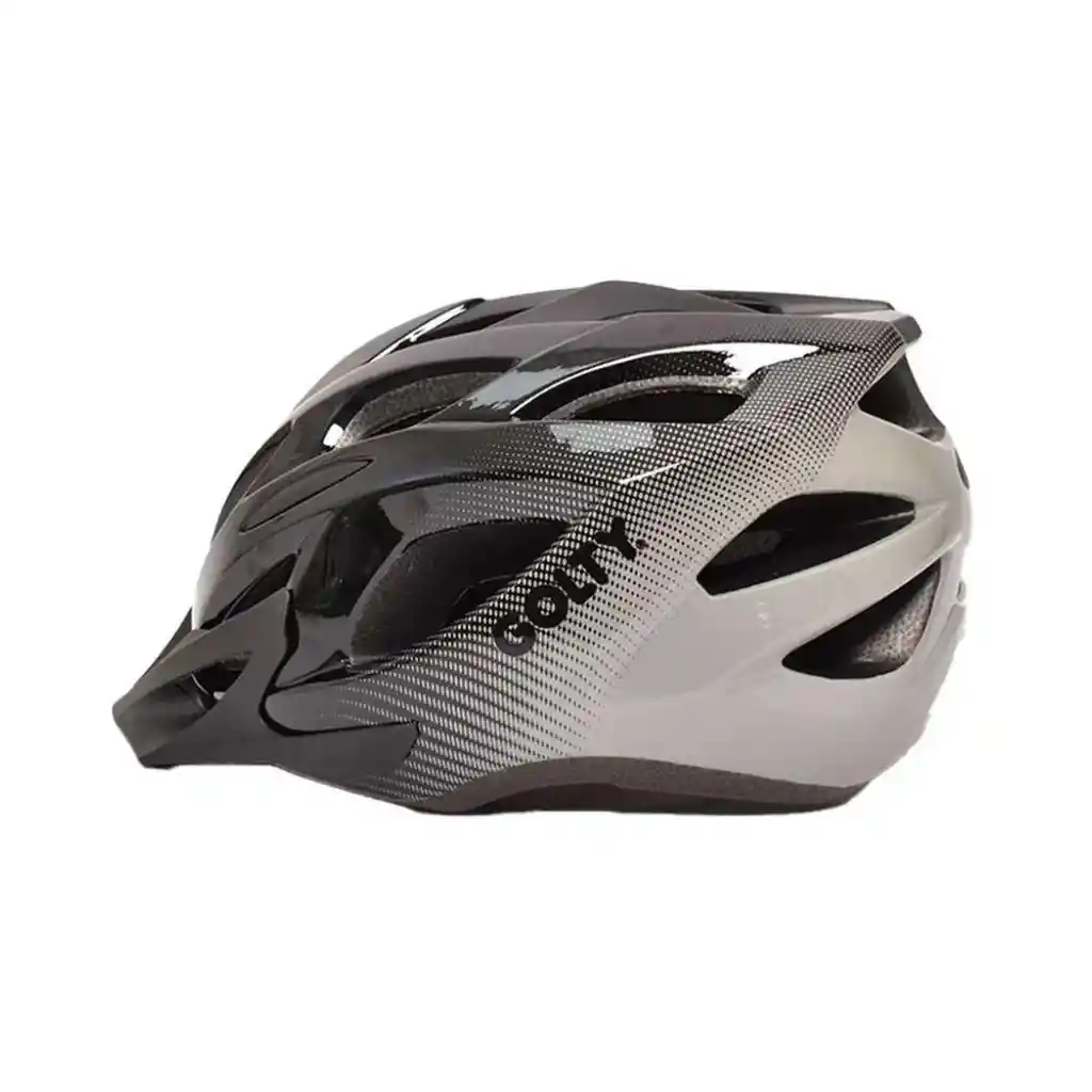 Casco Deportivo Para Bicicleta Golty Max, Ajuste Ergonómico/ Ngr-gris-talla: S