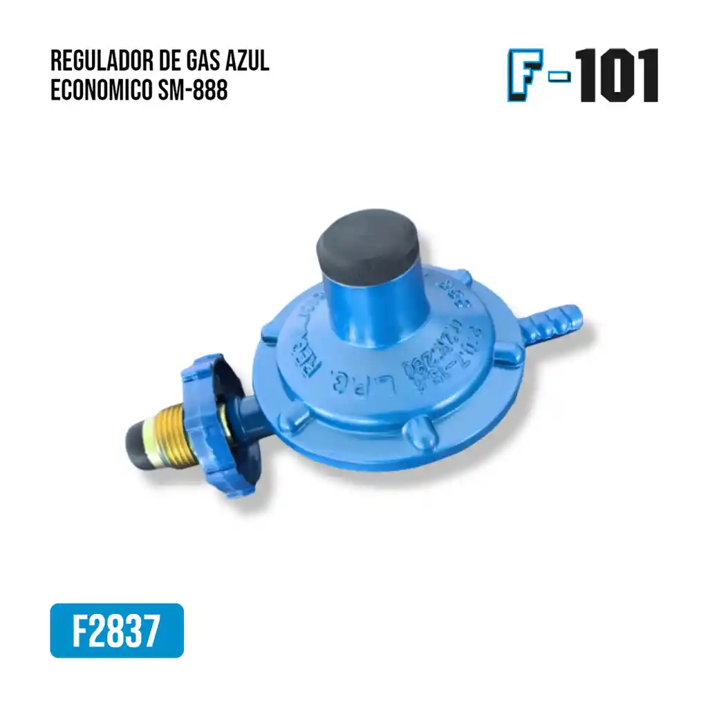 Regulador De Gas Azul Economico Sm-888