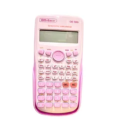 Calculadora Cientifica Offi Esco Oe-986 Color Rosado Claro