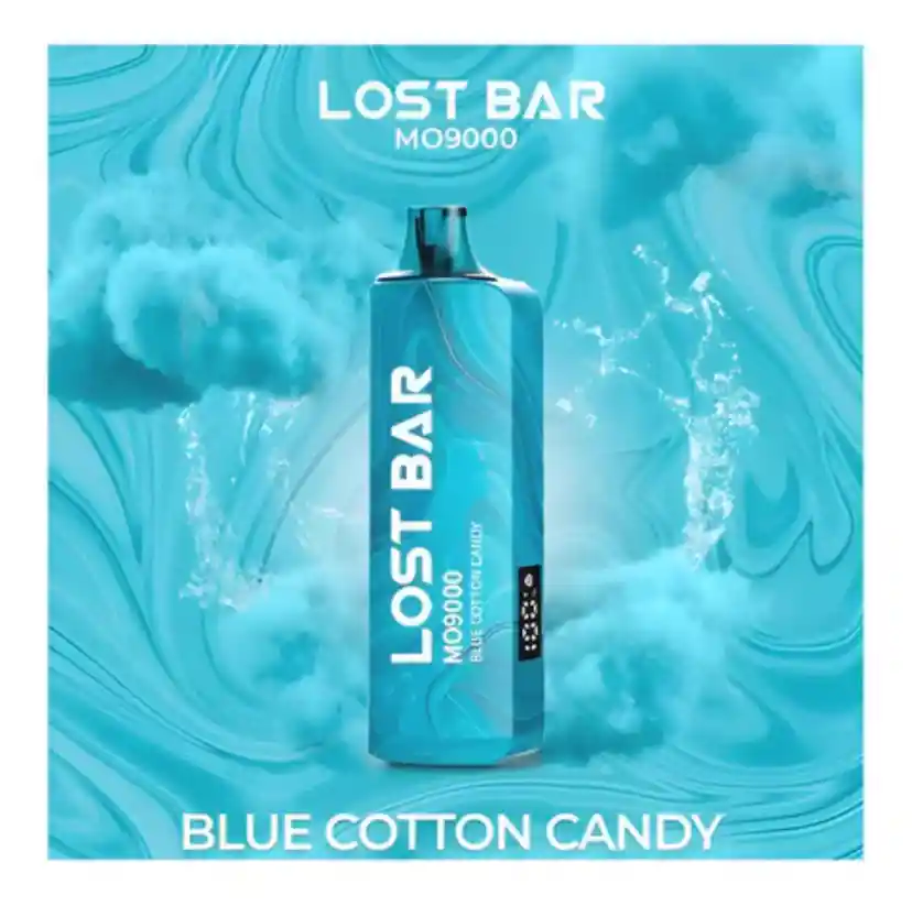 Vape Lost Bar Mo9000 Blue Cotton Candy