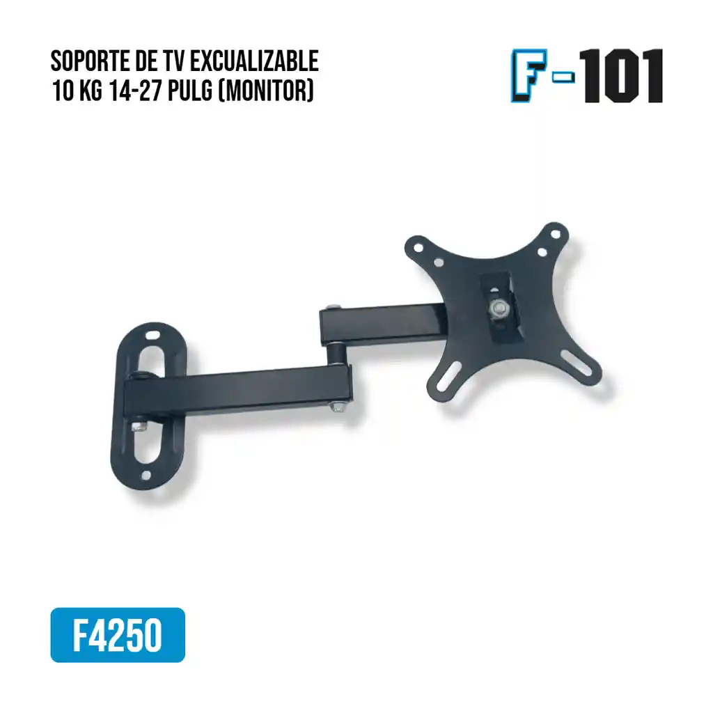 Soporte De Tv Excualizable 10 Kg 14-27 Pulg (monitor)