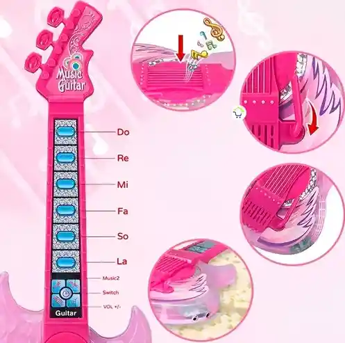 Guitarra De Juguete Infantil Music Niña