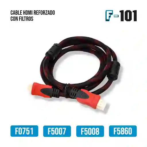 Cable Hdmi X 1.5 Mt Reforzado Con Filtros