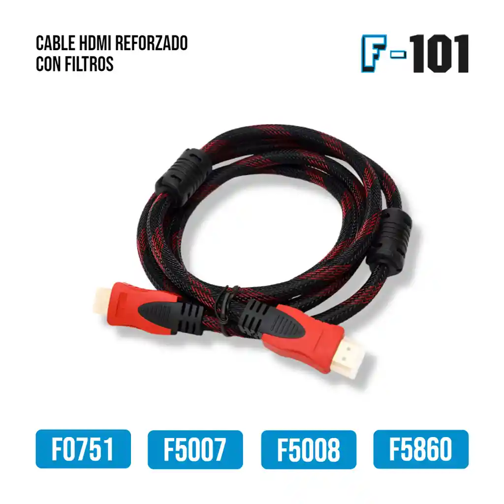 Cable Hdmi X 1.5 Mt Reforzado Con Filtros