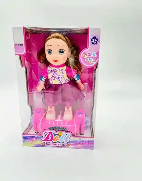 Muñeca En Un Hoverboard Luces Sonidos Y Movimientos