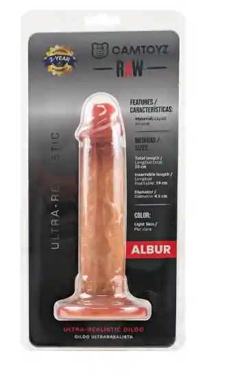 Dildo Ultra Realista Albur Camtoyz 20 Cm