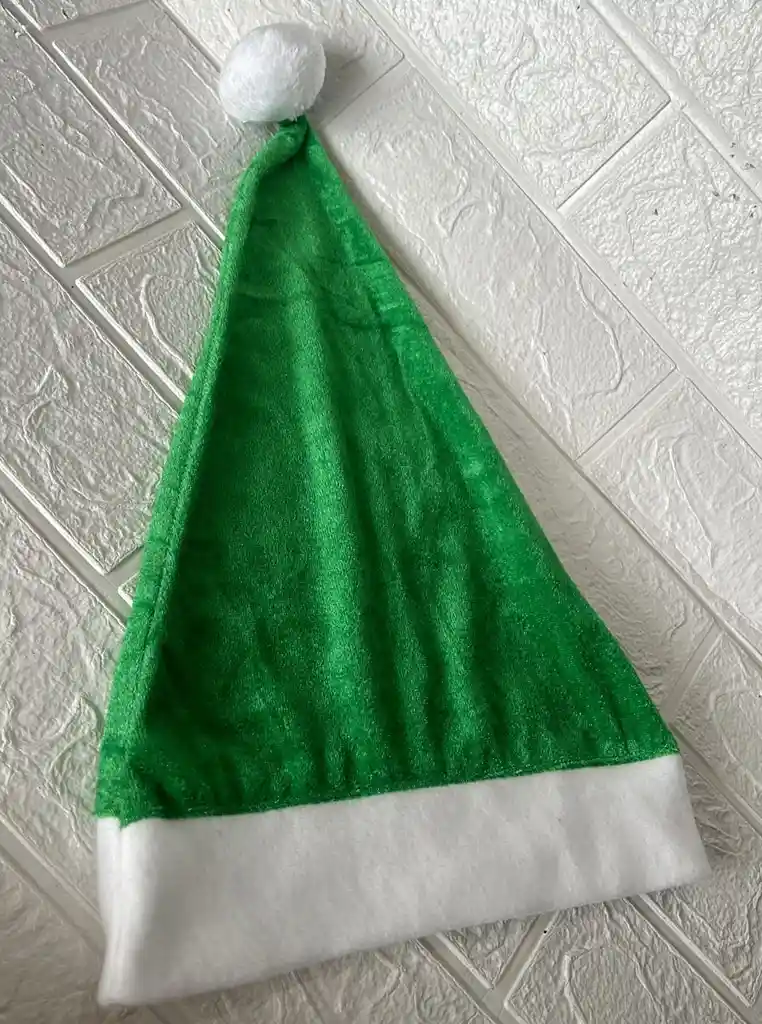 Gorro Navidad Verde (( Talla Unica ))