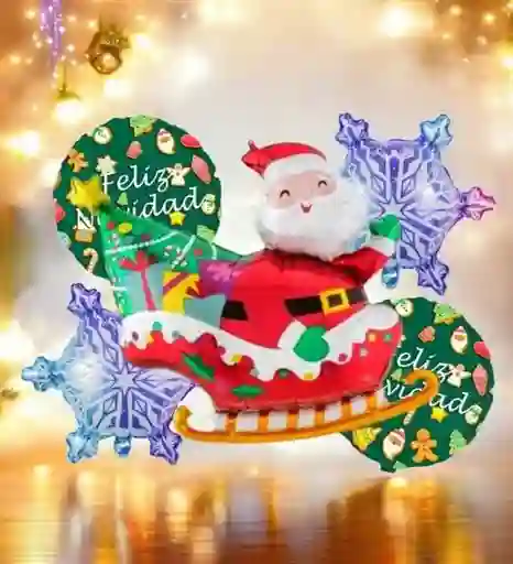 Bouquet Navidad Papá Noel Trineo