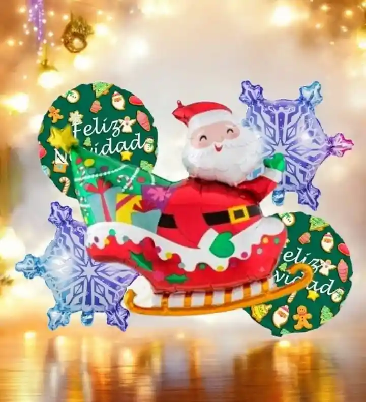 Bouquet Navidad Papá Noel Trineo
