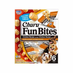 Dog Churu Fun Bites Chicken *22gr (*6 Und)