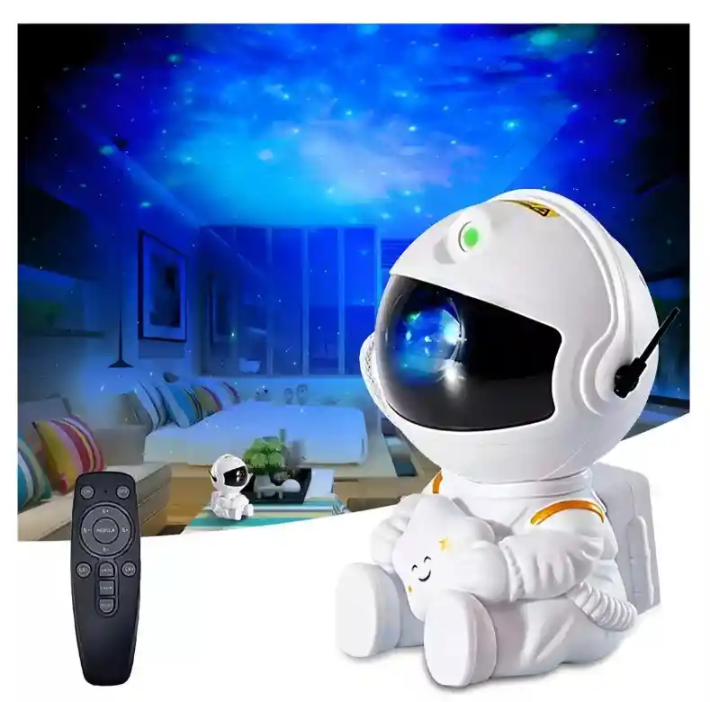 Proyector De Luz Nocturna Astronauta Sentado Galaxy Starry Sky Star