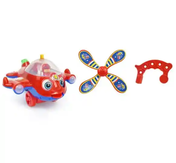 Carro Arrastrable De Juguete De Avion Educativo Empuje A Mano