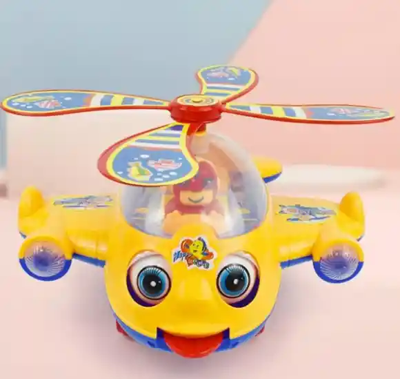 Carro Arrastrable De Juguete De Avion Educativo Empuje A Mano