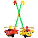 Carro Arrastrable De Juguete De Avion Educativo Empuje A Mano