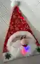 Gorro Navidad Rojo Papa Noel Con Luces (( Talla Unica ))