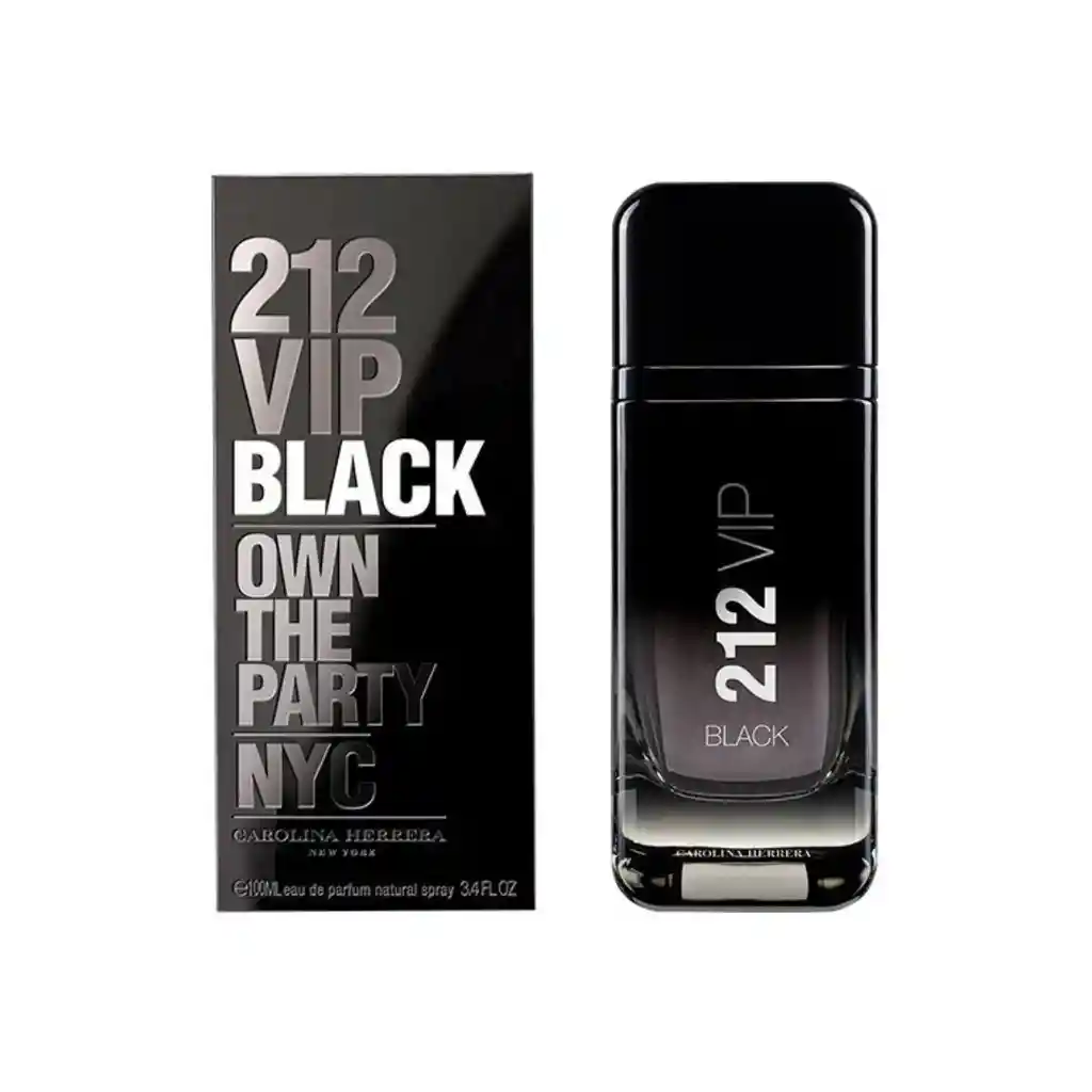 Perfume Hombre 212 Vip Black Carolina Herrera Edt 100 Ml