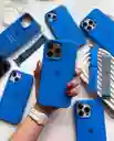 Case Silicon Color Azul Para Iphone 15
