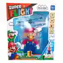 Dron Mario Con Luces Y Vuela - Recargable Para Niños